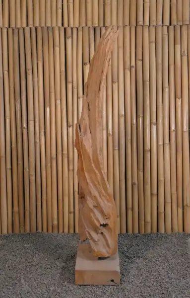 Product image 1 of the product “Root with stand made of teak wood about 160cm height ”